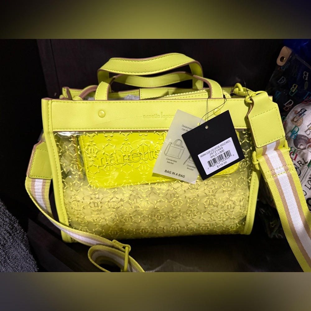 BRAND NEW Nanette Lapore tote purse/crossbody with matching wallet.